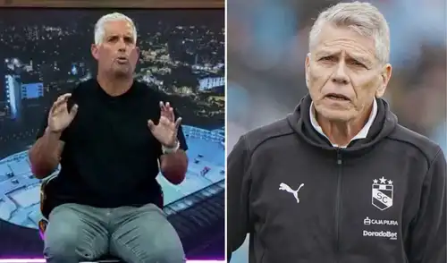 Diego Rebagliati criticó a Paulo Autuori pese a clasificar en Copa Libertadores. Foto: Ál Ángulo/Liga1/composición LR Diego Rebagliati criticó a Paulo Autuori pese a clasificar en Copa Libertadores. Foto: Ál Ángulo/Liga1/composición LR