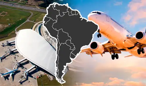 Uruguay lideró la evaluación global de experiencia aeroportuaria en América Latina. Foto: Composición LR Uruguay lideró la evaluación global de experiencia aeroportuaria en América Latina.