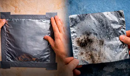 Varios especialistas en construcción respaldan este método llamado “aluminum foil test”.