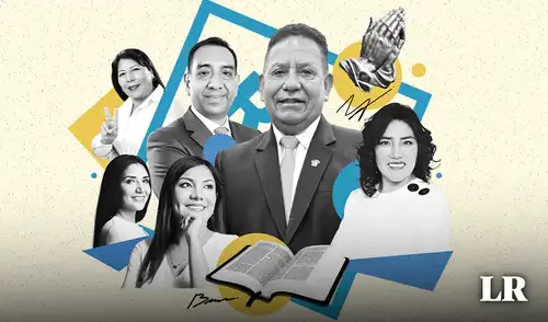 Conductas. Un importante número de candidatos evangélicos de Renovación Popular cuenta con denuncias en los archivos policiales por presuntas inconductas, como violencia familiar, manejar en estado de ebriedad y otras. Foto: composición LR/Brian Tejada