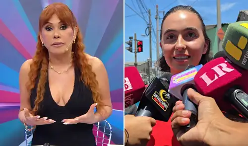 La joven habló ante los medios tras acudir a la DIVPIAT acompañada de su padre.