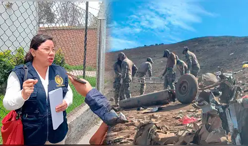 La Fiscalía también informó que se realizó la necropsia a los cuatro tripulantes de la Fuerza Aérea. Foto: Composición LR / Ministerio Público La Fiscalía también informó que se realizó la necropsia a los cuatro tripulantes de la Fuerza Aérea. Foto: Composición LR / Ministerio Público