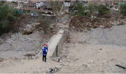 La situación más crítica se presenta en quebradas de Chaclacayo. La situación más crítica se presenta en quebradas de Chaclacayo.