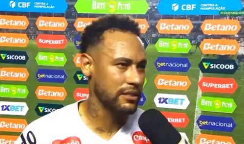 Neymar pierde los papeles e insulta a rival en pleno partido de Santos