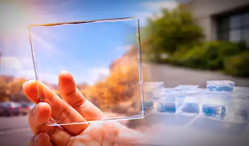 El material consiste en un aislante térmico con transparencia óptica fabricado mediante un gel de silicona.