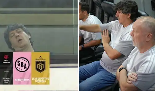 Jean Ferrari responde sobre supuesta imagen de él y Mano Menezes durmiendo en partido de Liga 1