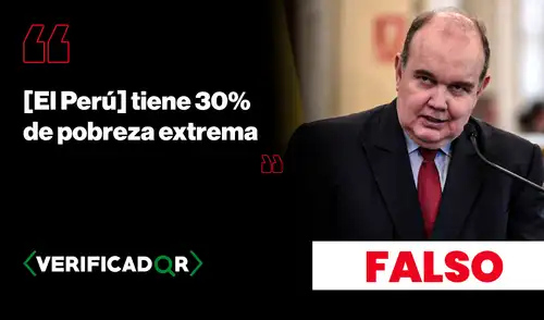 Rafael López Aliaga afirmó un porcentaje falso sobre pobreza extrema en el Perú: cifras del INEI lo desmiente