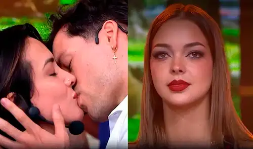 Patricio Parodi y Rosángela Espinoza se dieron un beso de telenovela en ‘Esto es guerra’: Flavia López no ocultó su incomodidad