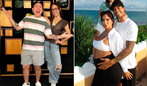 'El Misha' conduce su programa radial junto a la influencer Macla Yamada.