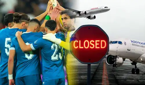 Irak en problemas para viajar a disputar el repechaje mundialista.