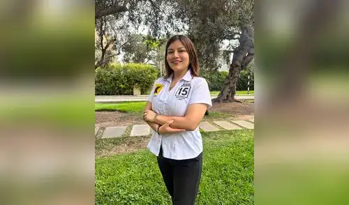 Candidata a diputada por País para Todos, Jessica Huamán.