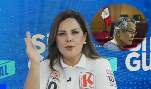 La candidata fujimorista fue entrevistada en 'Sin guion'.