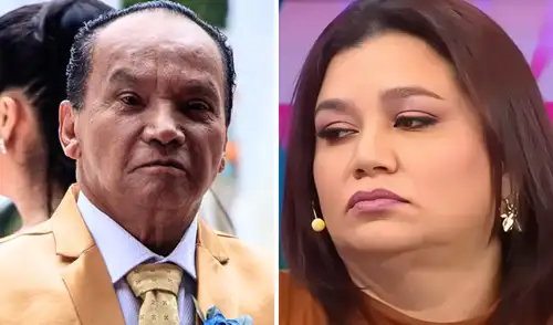 Melcochita le responde a Monserrat tras ser acusado de gastar su dinero en juegos de azar Foto: Composición LR