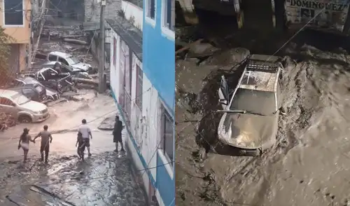 Emergencia en Ayacucho: desborde del río Sankirhuato causa inundaciones en Ayna San Francisco. Las intensas lluvias provocaron daños en al menos 30 viviendas y complicaron la movilidad.