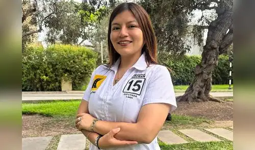 Candidata a diputada por País para Todos, Jessica Huamán.