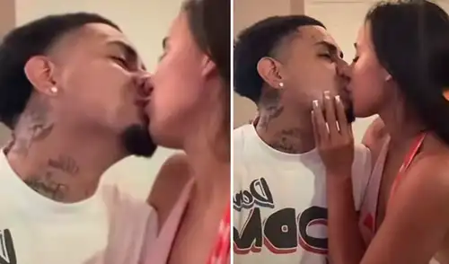 Youna y Samahara Lobatón siguen jugando a besarse en retos de TikTok.