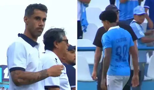 Federico Urciuoli aseguró que el partido fue muy accidentado. Foto: composición de LR/captura de L1 Max Federico Urciuoli, Cristiano Da Silva