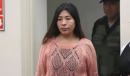 Betssy Chávez tiene una condena de 11 años y 5 meses de prisión por golpe de Estado.