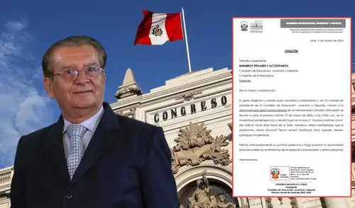 El ministro de Educación, Erfurt Manuel Castillo Vera, fue citado para que declare ante la Comisión de Educación por las acciones implementadas para garantizar la efectividad del inicio del año escolar