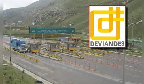 Peaje de Ticlio en la Carretera Central, cuya paralización por protestas fue parte del conflicto entre el Estado Peruano y Deviandes