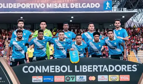 Sporting Cristal ganó el partido de ida 1-0 a Carabobo en Venezuela. Foto: CONMEBOL