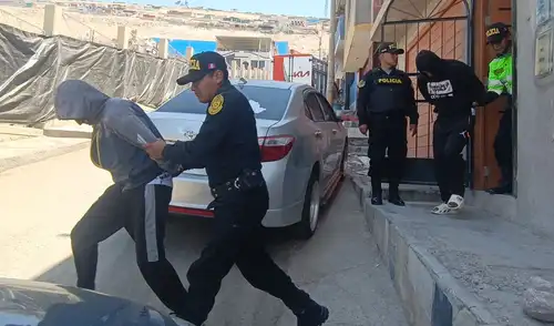 Denunciados fueron detenidos por agentes de la PNP. Foto: difusión.