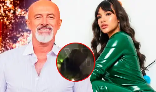 Carlos Alcántara fue ampayado besando a la joven tras el final de su matrimonio.