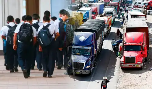 paro de transportista, paro de transportista hoy, clases virtuales