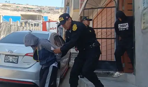 Sospechosos fueron detenidos el martes en el distrito de Alto de la Alianza. Foto: Liz Ferrer - La República.