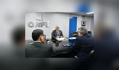 Titulares del Ministerio del Interior y del ONPE ya ven la estrategia de seguridad para las Elecciones 2026.