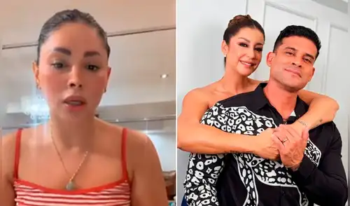 Pamela Franco se molestó de que Christian Domínguez siga mencionándola en la prensa.