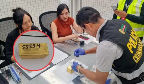 Fiscalía incauta barra de oro valorizada en más de 2,5 millones de soles que iba a ser enviada a la India: sería producto de minería ilegal