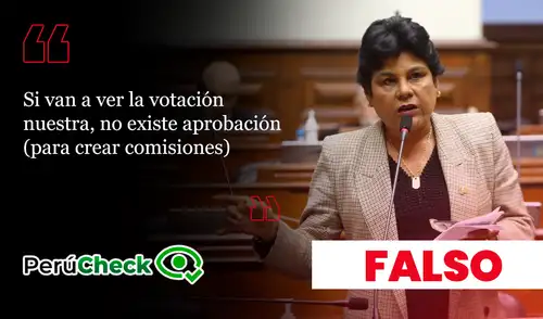 Renovación Popular sí votó por la creación de comisiones especiales en el Congreso.