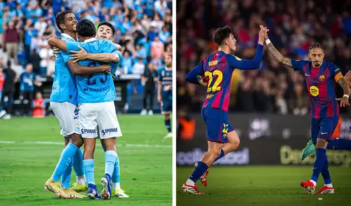 Partidos de hoy, domingo 15 de marzo. Foto: composición de LR/Sporting Cristal/FC Barcelona Sporting Cristal, FC Barcelona