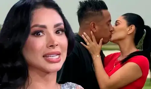 Pamela Franco reafirmó su amor y compromiso con Christian Cueva. Foto: Composición LR/Captura/YouTube Pamela Franco reafirmó su amor y compromiso con Christian Cueva.