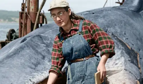 Obla Paliza, pionera en la investigación de cachalotes desde los años 50. Foto: La República Obla Paliza, pionera en la investigación de cachalotes desde los años 50. Foto: La República