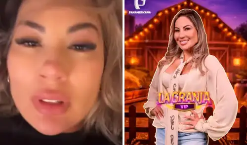 Pamela López se mostró sensible previo a su ingreso a 'La granja VIP' Foto: Composición LR