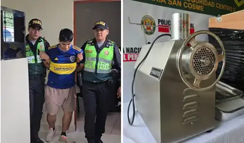 Durante la intervención, Romero tenía una moledora de carne que iba usar para desaparecer los restos, según las investigaciones.