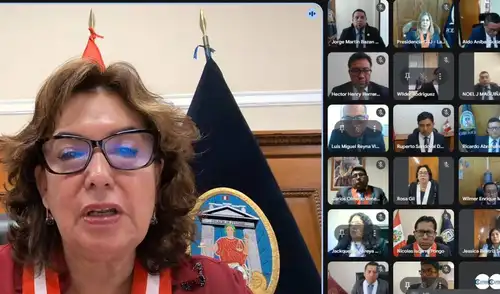 Las juezas Elvia Barrios y Cecilia León destacan que esta modernización asegura un servicio más eficiente. Fuente: Difusión.