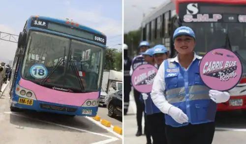 Carril Bus Rosado: ATU pone en marcha vía exclusiva que conectará el transporte público de Lima y Callao
