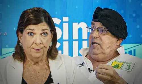 El general en retiro fue entrevistado por Rosa María Palacios en 'Sin guion'. Foto: composición LR