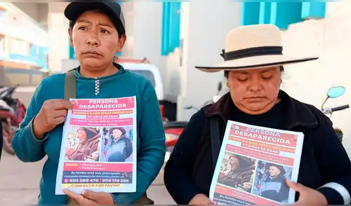 Familiares del desaparecido piden ayuda para dar con su paradero. Foto: Cinthia Alvarez, La República
