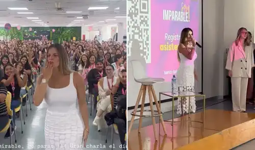 Alejandra Baigorria en charla motivacional