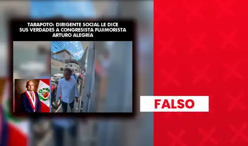 Reprochan a congresista Arturo Alegría en Tarapoto.