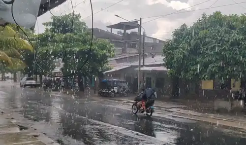 Lluvias intensas en la selva peruana para este jueves y viernes