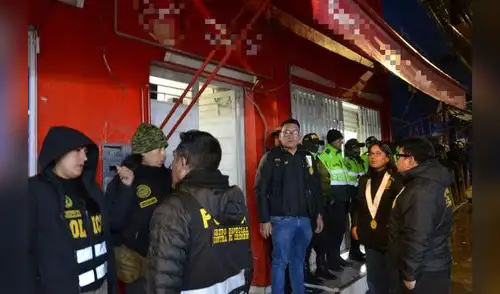 Intervención a Los Tecnológicos del Mantaro. Foto: Ministerio Público