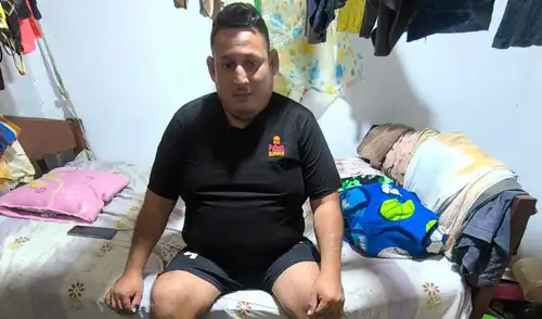 Jorge Cahuachi se recupera en su casa de la herida de bala. Foto: Yazmín Araujo - La República.