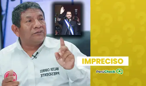 Es impreciso que Bukele llegara al poder sin congresistas, como afirmó Walter Chirinos