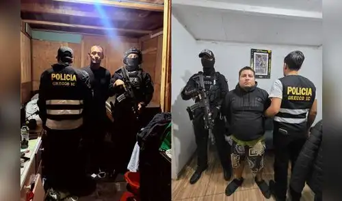 Dos de los presuntos integrantes de Los Injertos de La Perla.