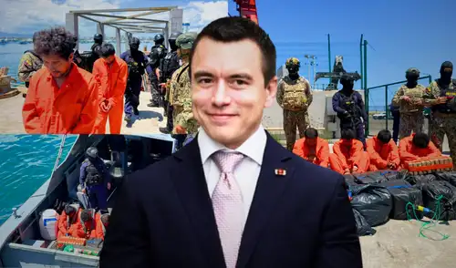 El operativo de Quito y Washington también contó con el apoyo de la Guardia Costera de Estados Unidos.